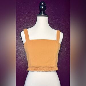 Windsor Smocked Crop Tank Top